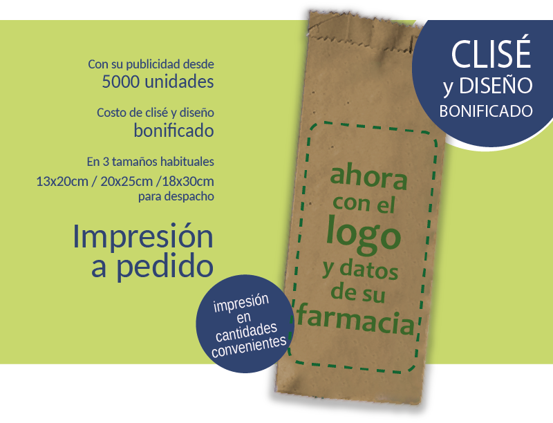 Bolsas impresas para despacho